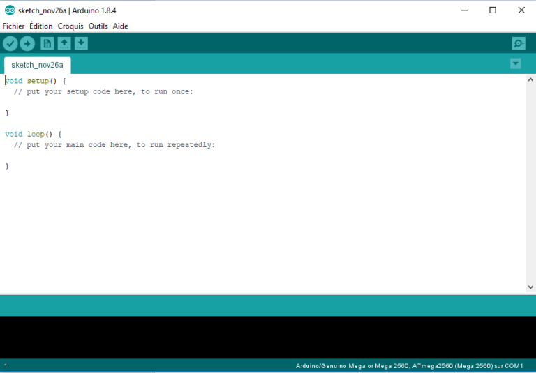 IDE permettant la programmation arduino